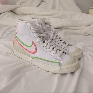 NIKE BLAZERS GREEN AND PINK “77 INFINITE WATERMELON